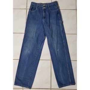 Vintage Paco Sport International Jeans Mens 27x32 Blue Carpenter Pants Y2K Baggy